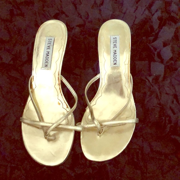 Steve Madden Shoes - 2FOR15✅ Gold heels